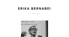 Desktop Screenshot of erikabernabei.com